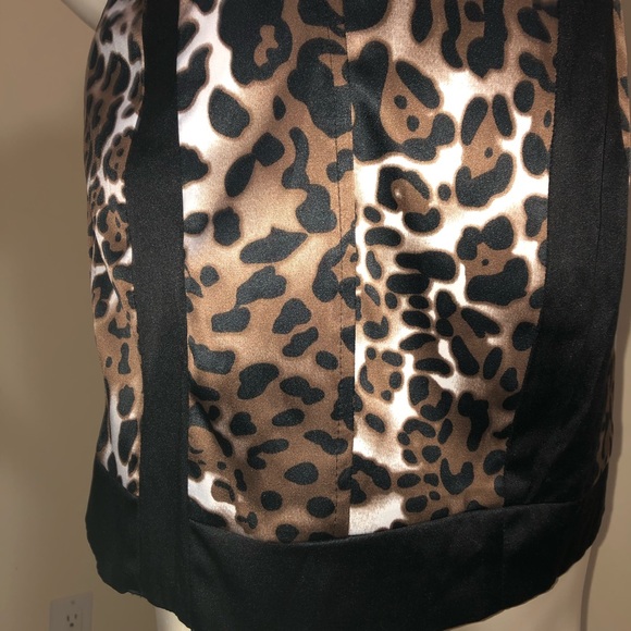 Y2K Jane Norman Satin Leopard Print Dress, - Picture 3 of 15